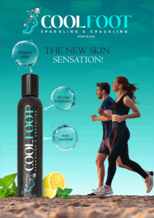 Εικόνα της 🧴 COOLFOOT Sparkling & Crackling – Αφρός Ποδιών & Γαμπών 200ml